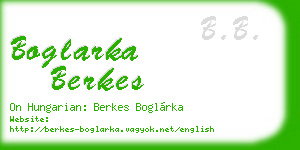 boglarka berkes business card